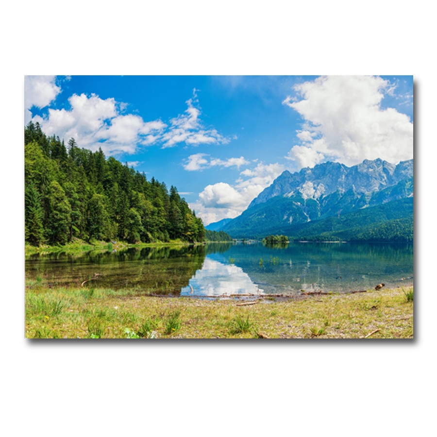 Tablou Canvas mountain nature lake , 90 x 60 cm