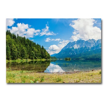 Tablou Canvas mountain nature lake , 90 x 60 cm Tablou Canvas mountain nature lake , 90 x 60 cm
