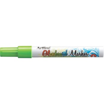 Marker pentru tabla de sticla ARTLINE Glassboard, varf rotund 2.0mm - verde fluorescent Marker pentru tabla de sticla ARTLINE Glassboard, varf rotund 2.0mm - verde fluorescent