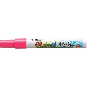 Marker pentru tabla de sticla ARTLINE Glassboard, varf rotund 2.0mm - roz fluorescent Marker pentru tabla de sticla ARTLINE Glassboard, varf rotund 2.0mm - roz fluorescent