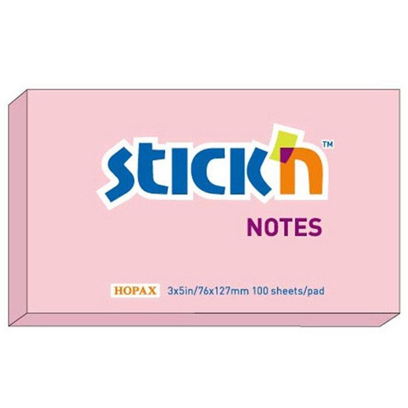 Notes autoadeziv 76 x 127 mm, 100 file, Stick