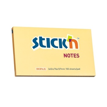 Notes autoadeziv 76 x 127 mm, 100 file, Stick Notes autoadeziv 76 x 127 mm, 100 file, Stick