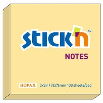 Notes autoadeziv 76 x 76 mm, 100 file, Stick Notes autoadeziv 76 x 76 mm, 100 file, Stick