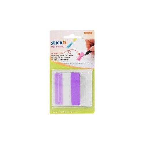 Film index autoadeziv 38 x 50mm, 10 file/set, Stick