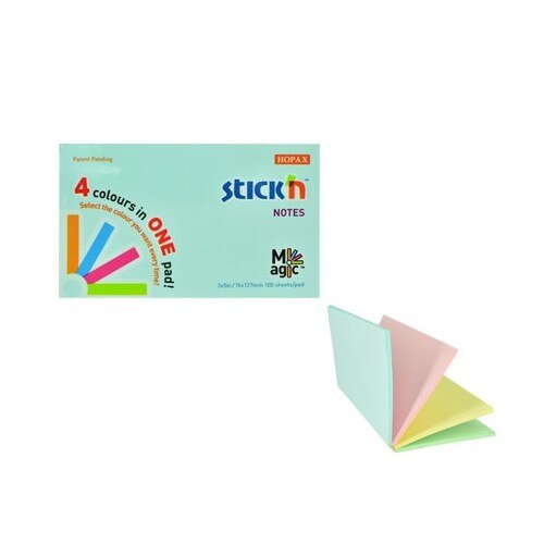 Magic notes autoadeziv 76 x 127 mm, 100 file, Stick