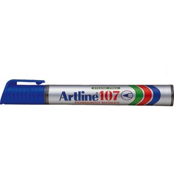 Permanent marker varf rotund, 1.5mm, corp plastic, ARTLINE 107 - albastru Permanent marker varf rotund, 1.5mm, corp plastic, ARTLINE 107 - albastru