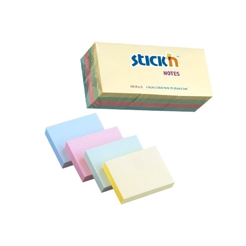 Notes autoadeziv 38 x 51 mm, 12 x 100 file/set, Stick