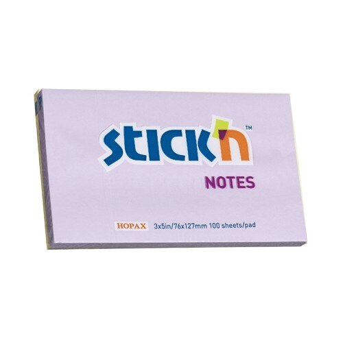 Notes autoadeziv 76 x 127 mm, 100 file, Stick