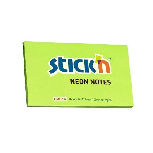 Notes autoadeziv 76 x 127 mm, 100 file, Stick