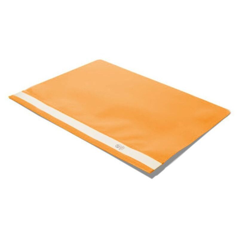 Dosar plastic cu sina, cu gauri, 10 buc/set, Optima - orange