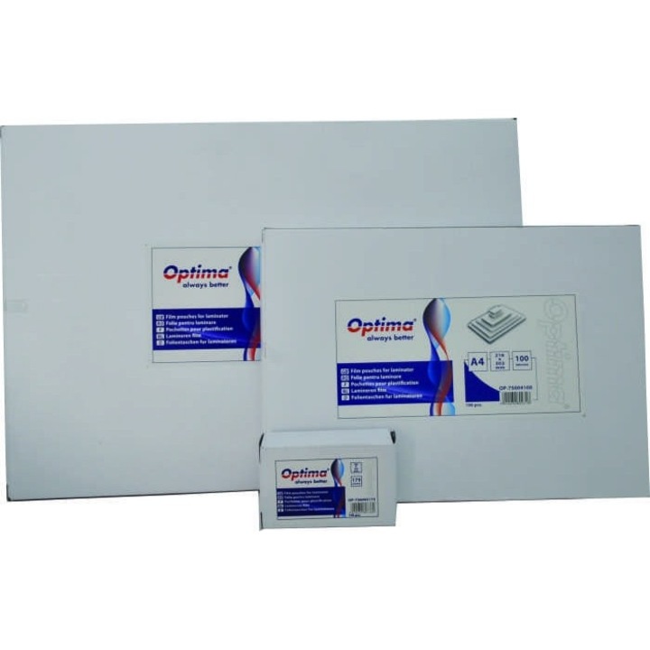 Fólia lamináláshoz, A5 100 mikron 100db/top Optima