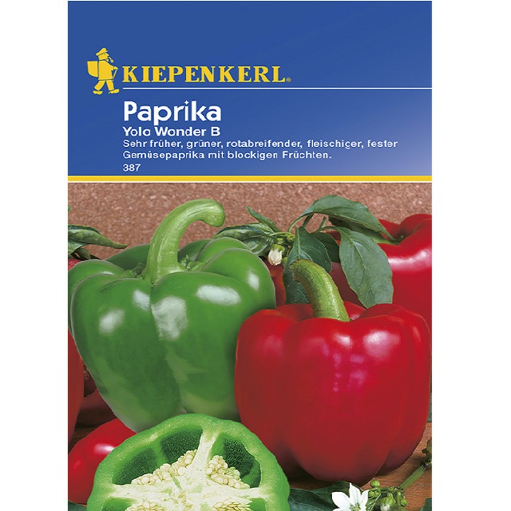 Seminte de Ardei Yolo Wonder, plic de 30 seminte