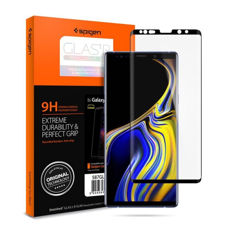 Folie sticla Case friendly Spigen GLAS.tR Samsung Galaxy Note 9 Black