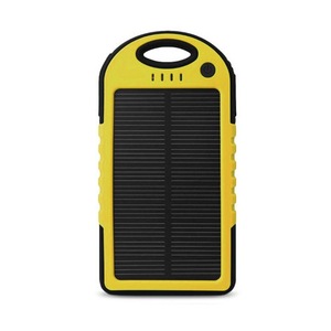 Power bank telefoane si tablete, incarcare solara, capacitate 5000 mAh, lanterna