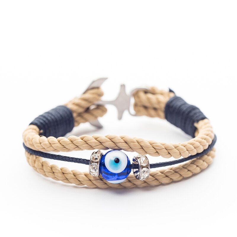 Bratara OLD SKIPPER, cu charm Jasmine