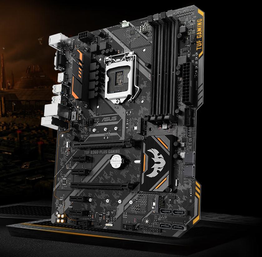 Placa de baza ASUS TUF B360-PLUS GAMING, Socket 1151 - eMAG.ro
