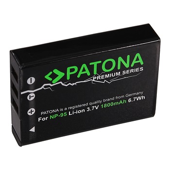 Acumulator PATONA Premium tip Fuji NP-95 F30 F31 F31fd Real 3D W1 X100 Acumulator PATONA Premium tip Fuji NP-95 F30 F31 F31fd Real 3D W1 X100