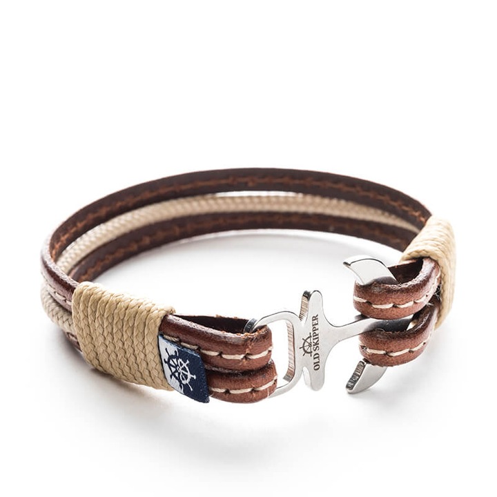 Elegáns FOSTER bőr karkötő