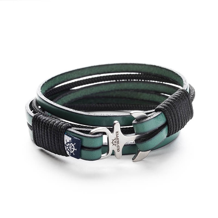 KNOX dupla bőr karkötő