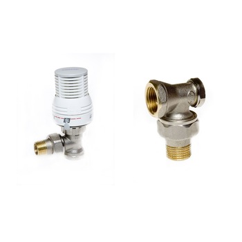 Set robineti de colt 1/2 tur termostatabil si retur Comap Set robineti de colt 1/2 tur termostatabil si retur Comap