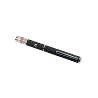 Laser pointer verde cu 5 capete interschimbabile, de tip pix, pentru camping, metalic
