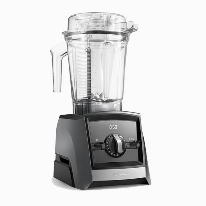 Блендер Vitamix, A2500i Ascent, 1200 W, 2l, Self Detect Technology, 3 предварително зададени програми, Безжична връзка, Цифров таймер, Антрацит