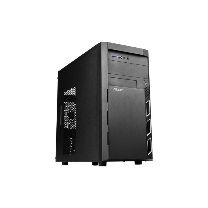 Carcasa Antec VSK 3000 Elite-U3, MiniTower, fara sursa, Black