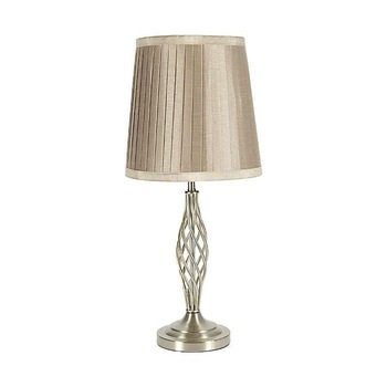 Veioza metalica Silver Golden 23 x 52 cm, E14, putere 40 W Veioza metalica Silver Golden 23 x 52 cm, E14, putere 40 W