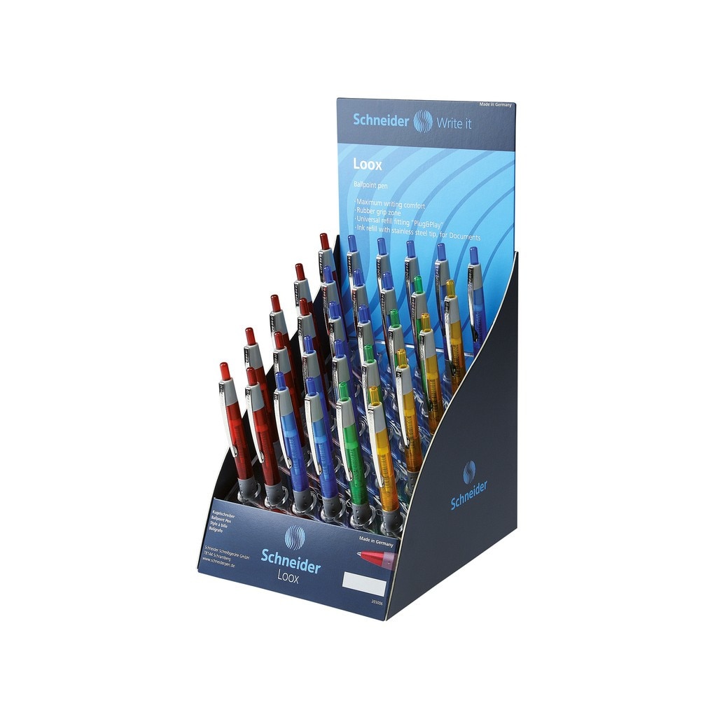 Set Pixuri Schneider Loox, Prezentare Pe Display, 30 bucati
