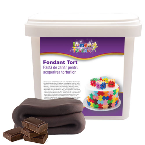 Fondant cu gust de ciocolata, 1 kg - Lumea Basmelor