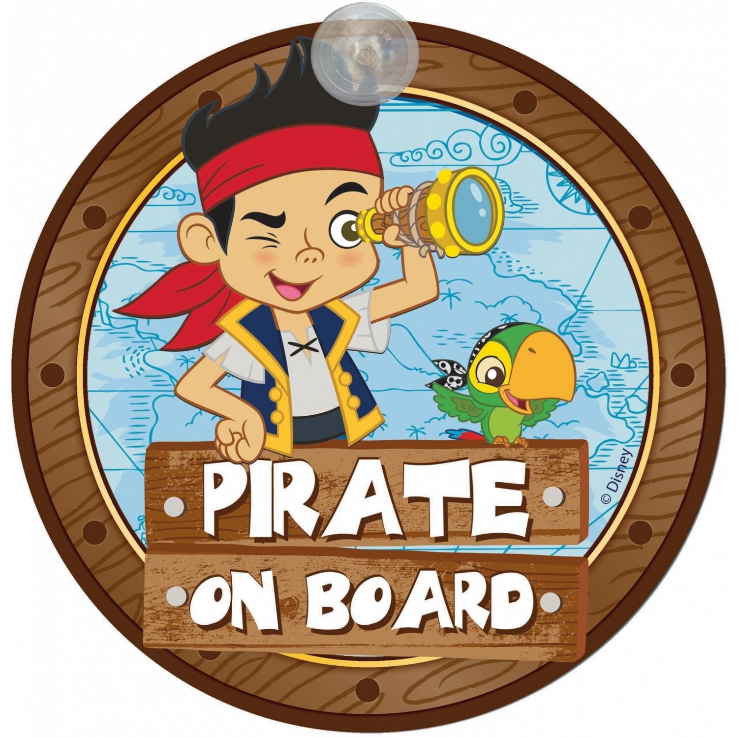 Semn de avertizare Pirate on Board Jake, Disney Eurasia