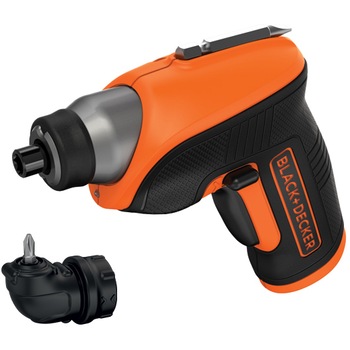 Surubelnita electrica Black & Decker CS3652LC, 3,6V Li Ion, 1,5Ah, 5,5 Nm, 180 RPM, Led + mandrina unghi drept Surubelnita electrica Black & Decker CS3652LC, 3,6V Li Ion, 1,5Ah, 5,5 Nm, 180 RPM, Led + mandrina unghi drept