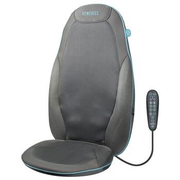 Husa de scaun pentru masaj shiatsu cu gel, SGM-1300H-EU, HoMedics, 6 programe presetate, telecomanda, functie demo, Gri Husa de scaun pentru masaj shiatsu cu gel, SGM-1300H-EU, HoMedics, 6 programe presetate, telecomanda, functie demo, Gri