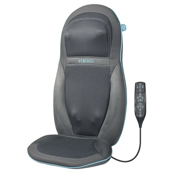 Husa de scaun cu masaj Shiatsu, pentru spate si umeri cu gel, SGM-1600H-EU, HoMedics, 6 programe presetate, functie caldura, telecomanda, Gri Husa de scaun cu masaj Shiatsu, pentru spate si umeri cu gel, SGM-1600H-EU, HoMedics, 6 programe presetate, functie caldura, telecomanda, Gri