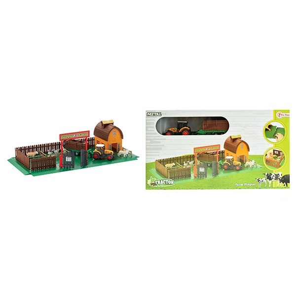 Set Ferma Toi-Toys cu Tractor si Remorca