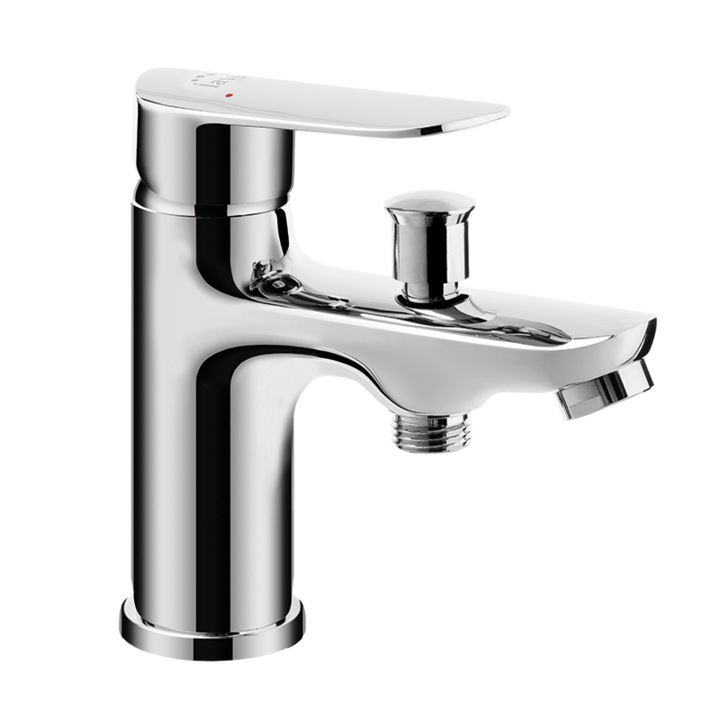 Baterie stativa lavoar cu functie de dus, monocomanda, fara set de dus inclus, Laveo BLP01JD