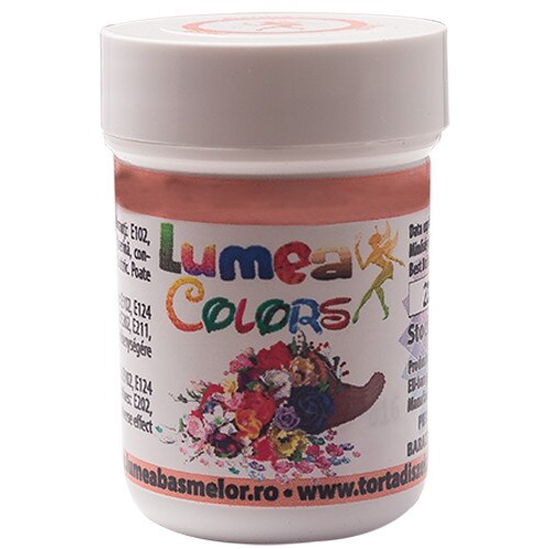 Colorant alimentar gel piersica, 35g - Lumea Basmelor