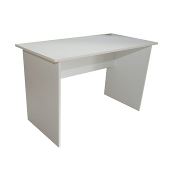 Birou din PAL melaminat, Alb, 120x60x75H Birou din PAL melaminat, Alb, 120x60x75H