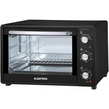 Cuptor electric Albatros A45BC2, 1800 W, Timer, Convectie, 45 litri, Negru Cuptor electric Albatros A45BC2, 1800 W, Timer, Convectie, 45 litri, Negru