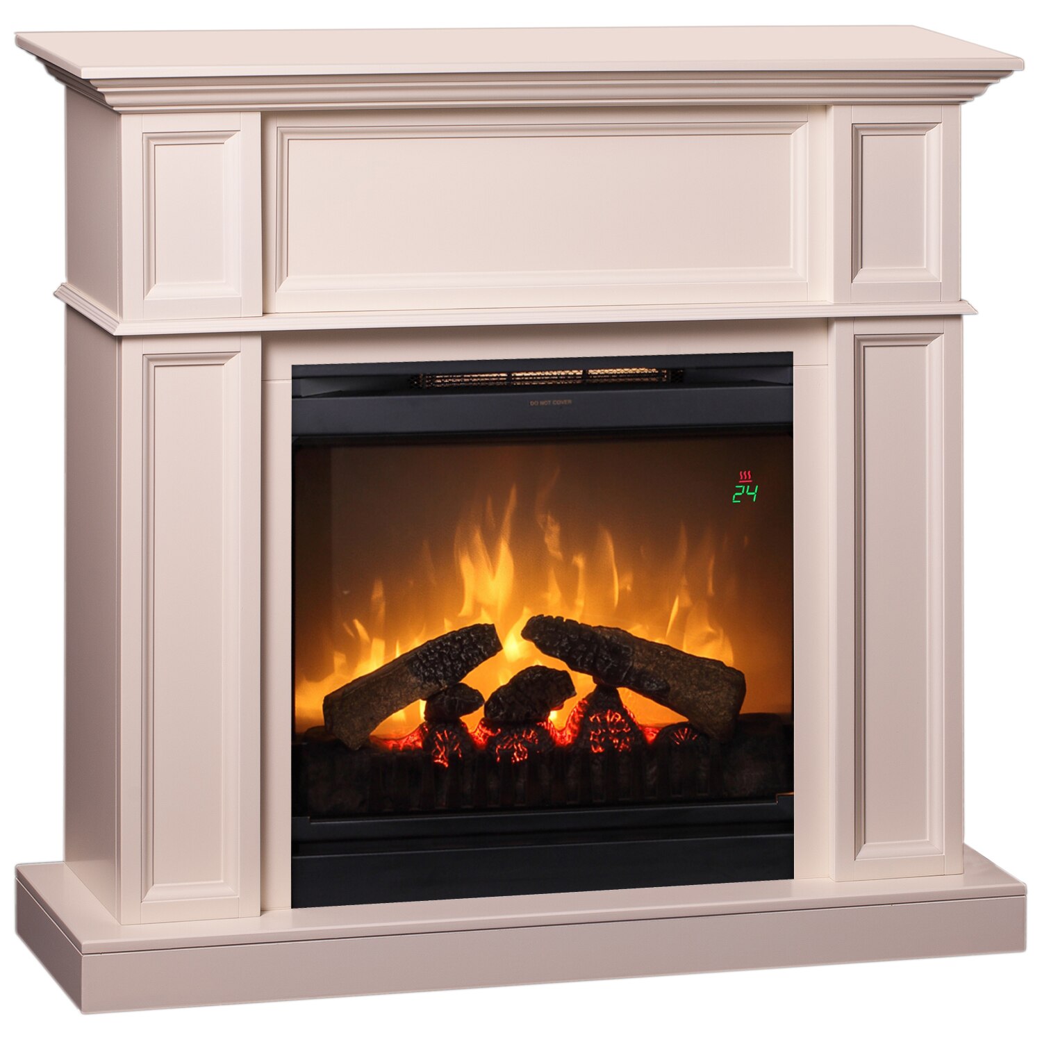 Semineu Torino Vanilla - cu focar electric 3D Dimplex Optiflame DF2010-EU cu sunet