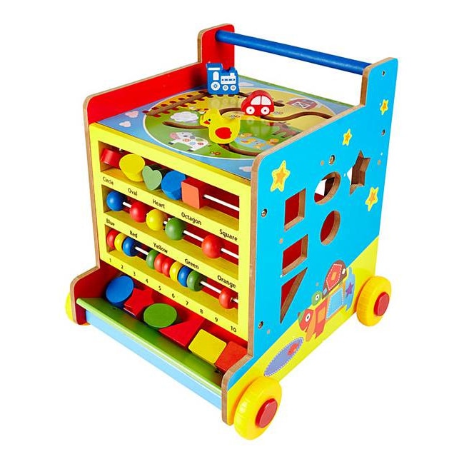 Antemergator si Centru de Activitati Cub 8 in 1 Wheels Krista®