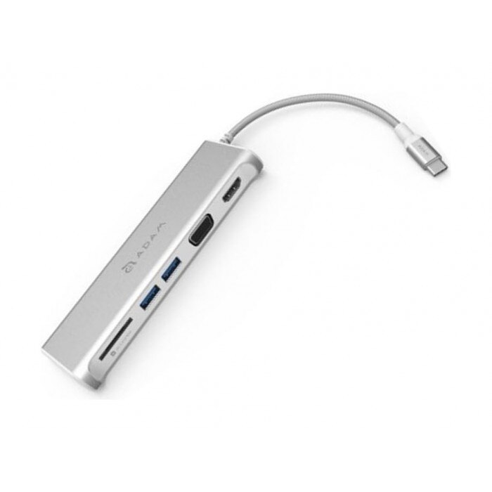 Adaptor Adam Elements CASA HUB A03 USB-C Multi-Port Aluminium Silver