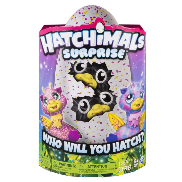 Hatchimals Giraven Ikrek, interaktív plüss