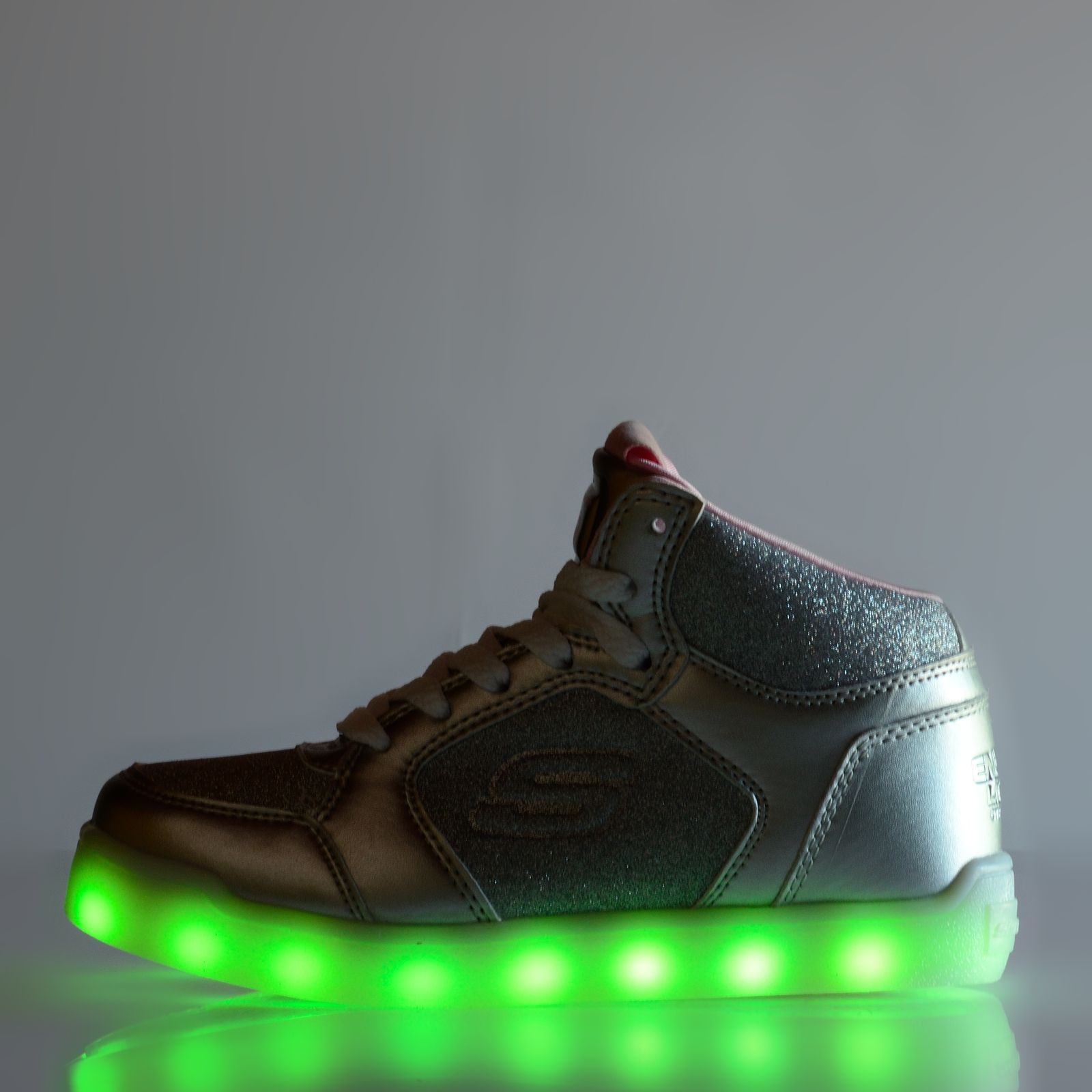Ghete Skechers Energy Lights E-pro-glitter Glow 10940LSIL Copii