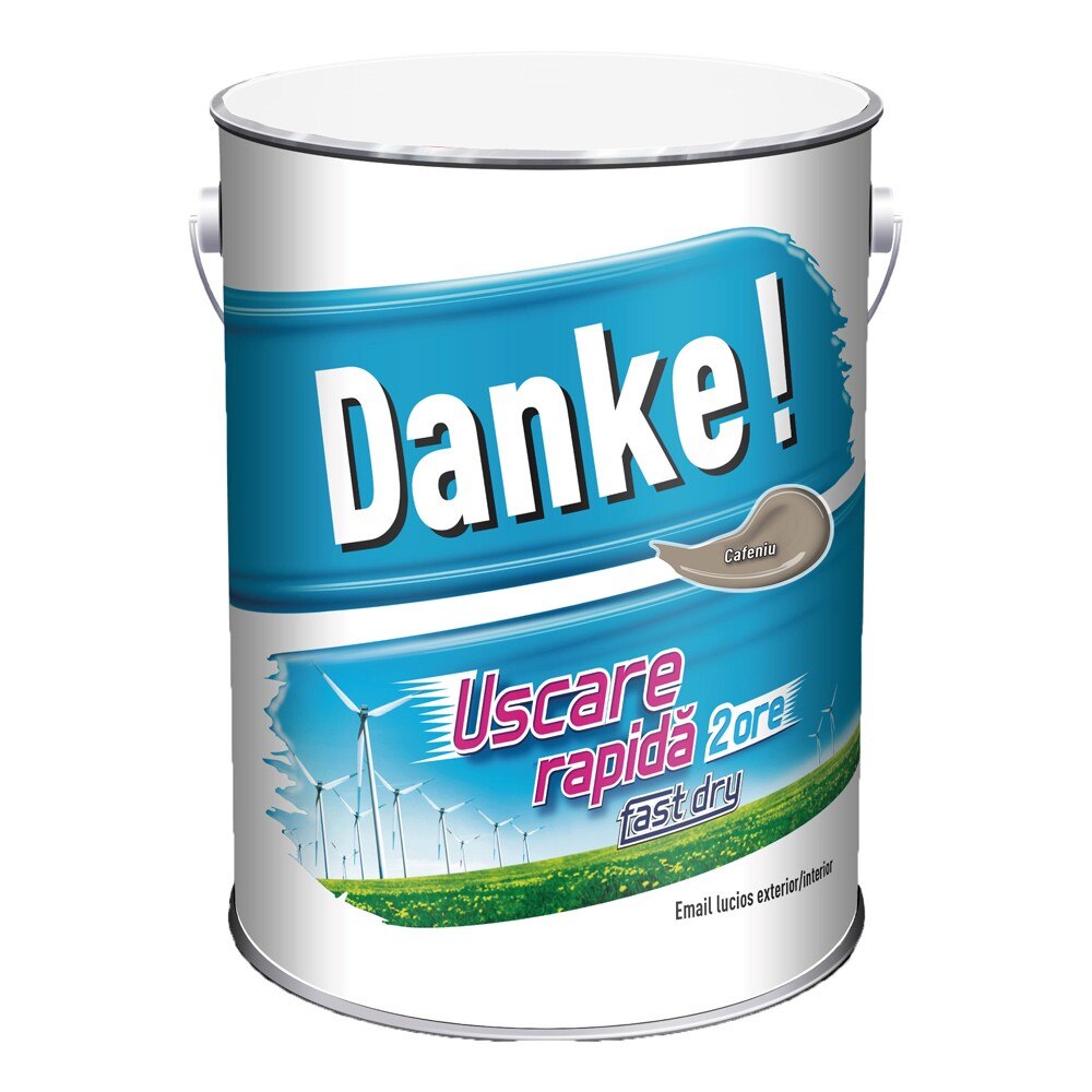 Vopsea lucioasa Danke Exterior Cafeniu 4L