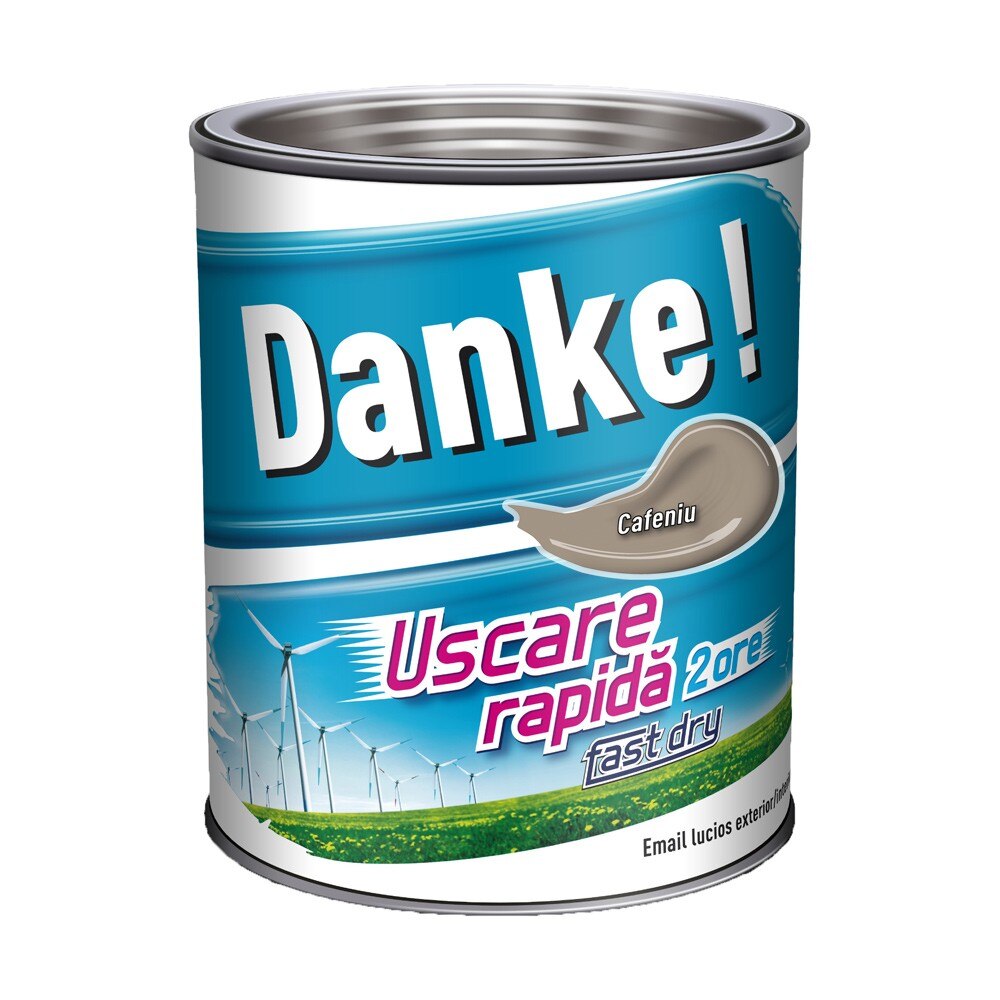 Vopsea lucioasa Danke Exterior Cafeniu 2.5L
