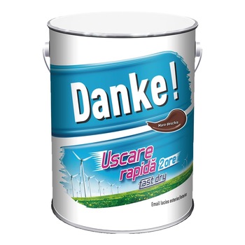 Vopsea lucioasa Danke Exterior Maro deschis 4L Vopsea lucioasa Danke Exterior Maro deschis 4L