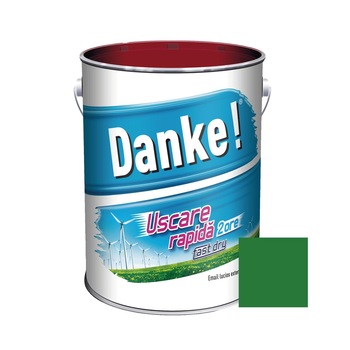 Vopsea alchidica cu uscare rapida pentru lemn / metal DANKE interior / exterior VERDE DESCHIS 4 L Vopsea alchidica cu uscare rapida pentru lemn / metal DANKE interior / exterior VERDE DESCHIS 4 L