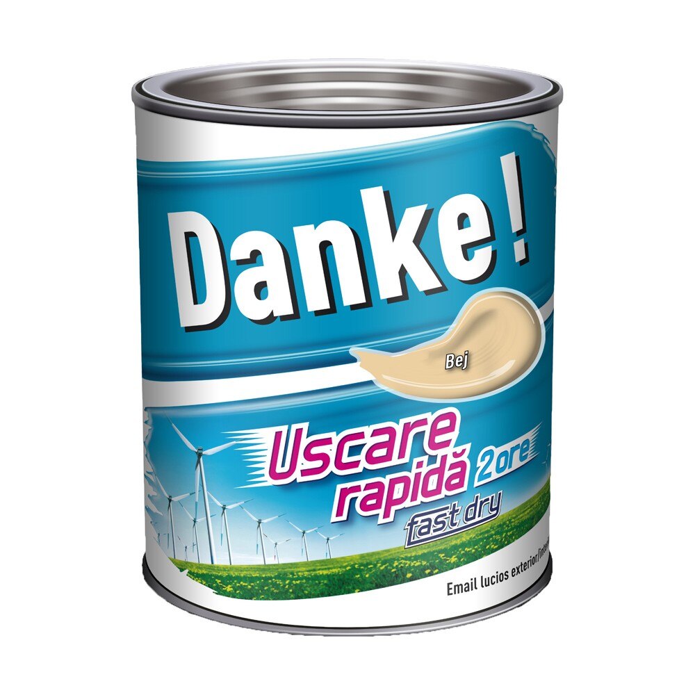 Vopsea lucioasa Danke Exterior Bej 2.5L