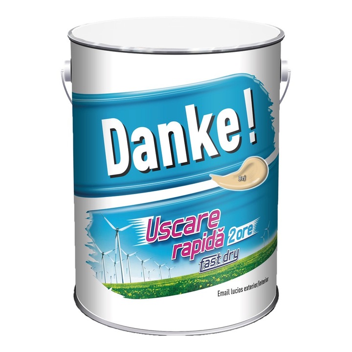 Vopsea lucioasa Danke Exterior Bej 4L